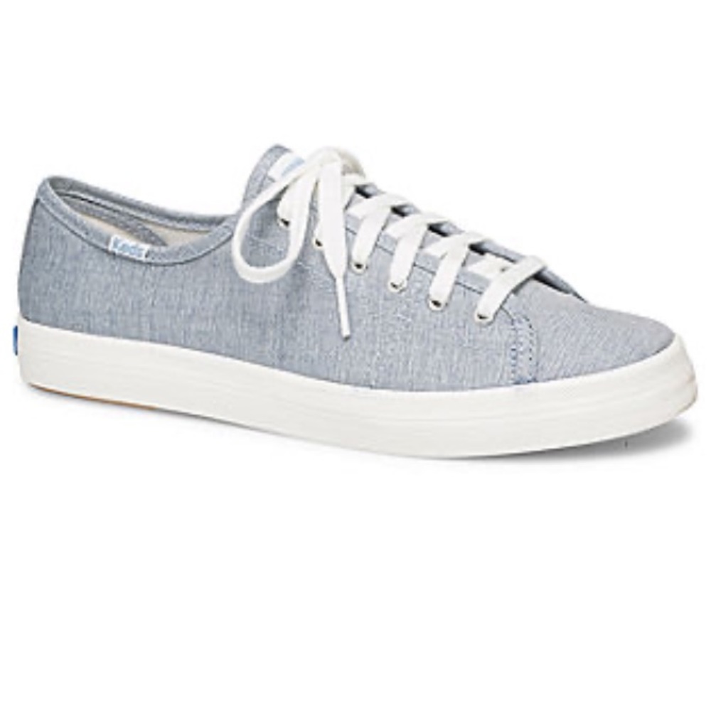 BRAND NEW Blue chambray Kickstart Keds